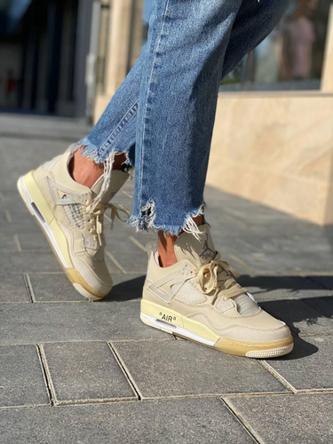 Nike air jordan off white clearance bianche