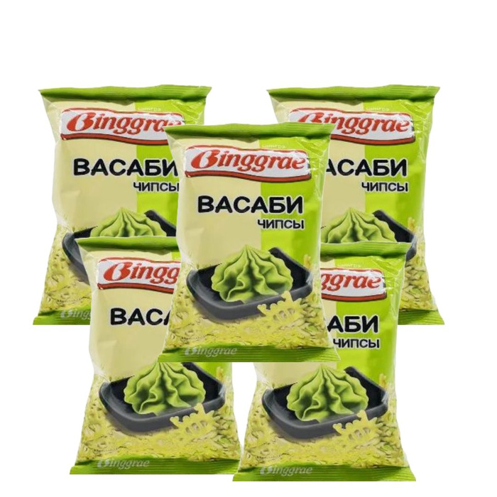 Чипсы Binggrae Васаби (5 шт. по 40 г), Россия - купить с доставкой по ...