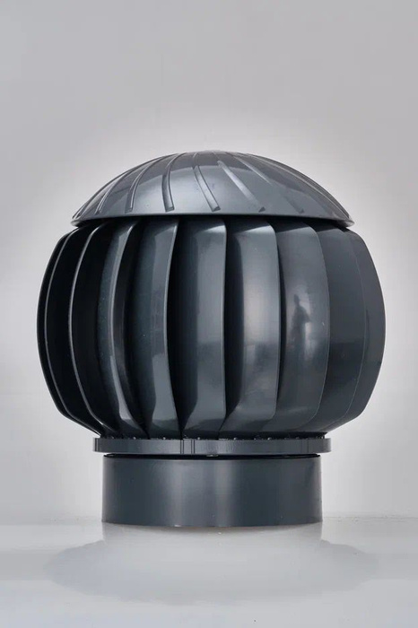 Ротационная вентиляционная турбина, 160 мм, серый графит (для кровли ...