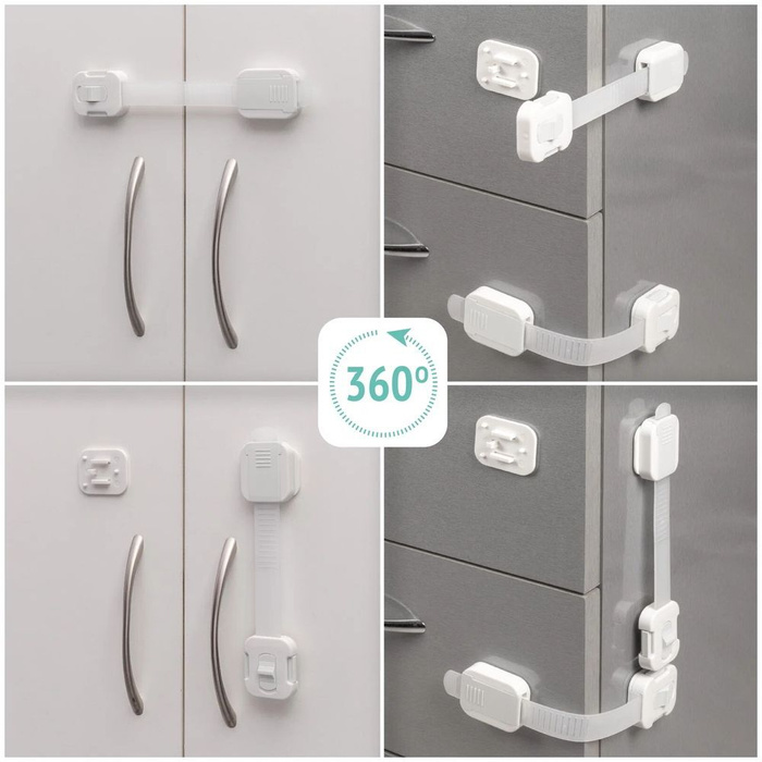 Блокиратор для холодильника, свч, мебели, дверей ящиков замок - купить ...