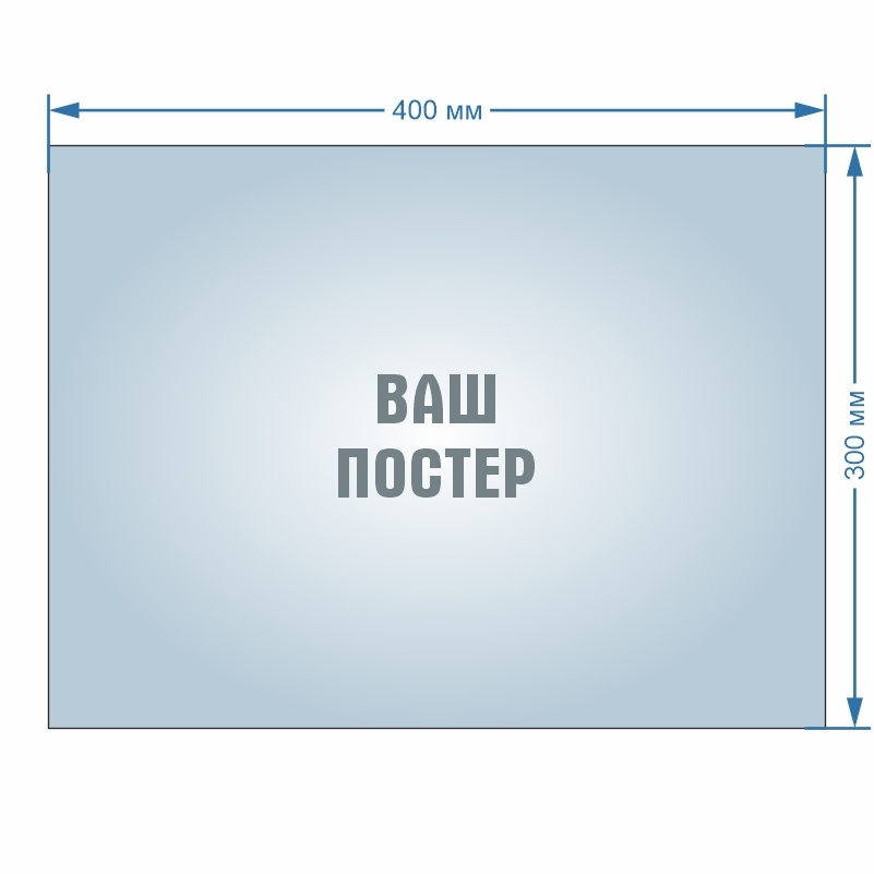 Постер для интерьера Цветы Лаванды 40 х 30 см