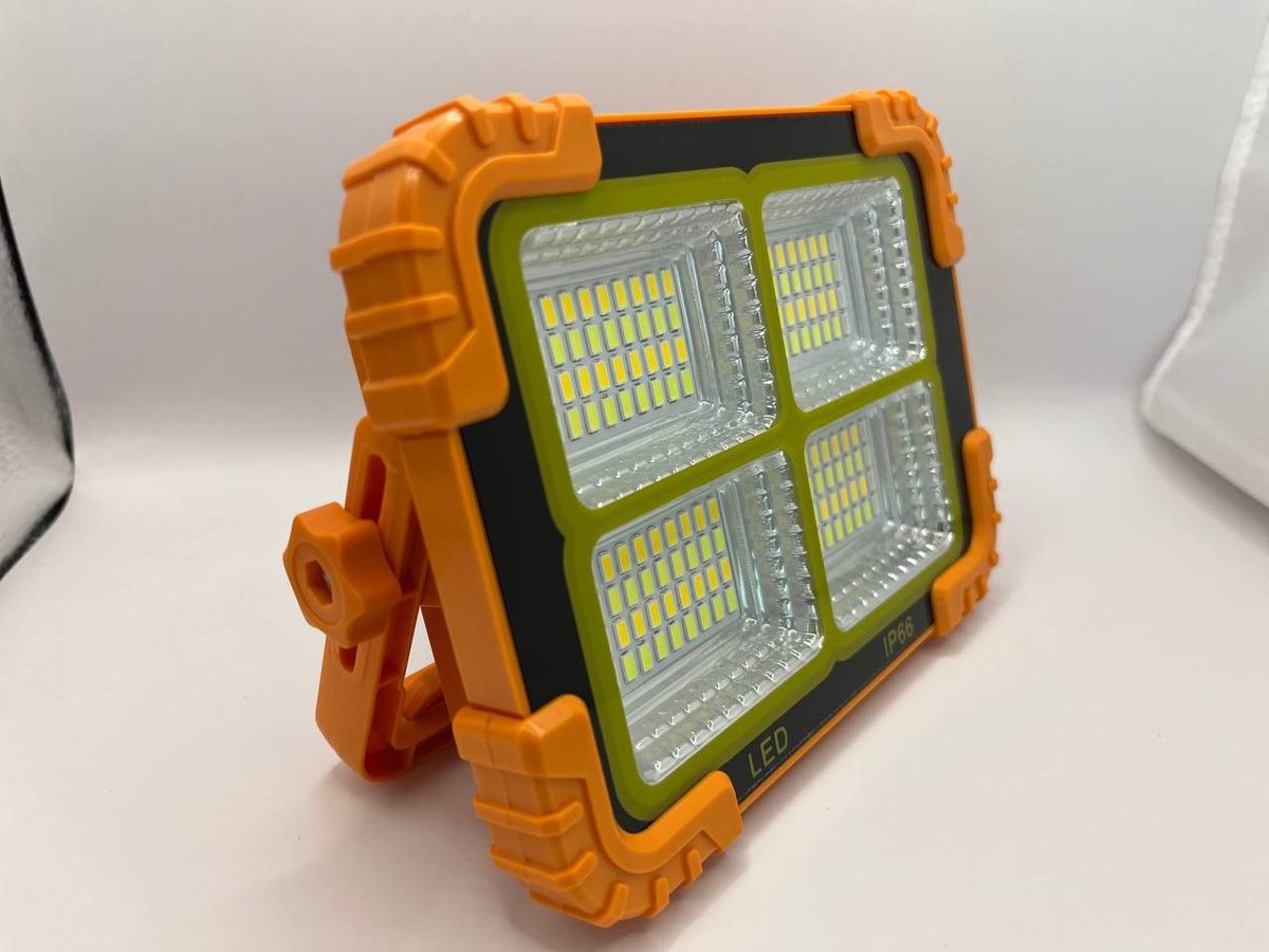 Мощный LED прожектор на солнечной батарее с магнитами для крепления ...