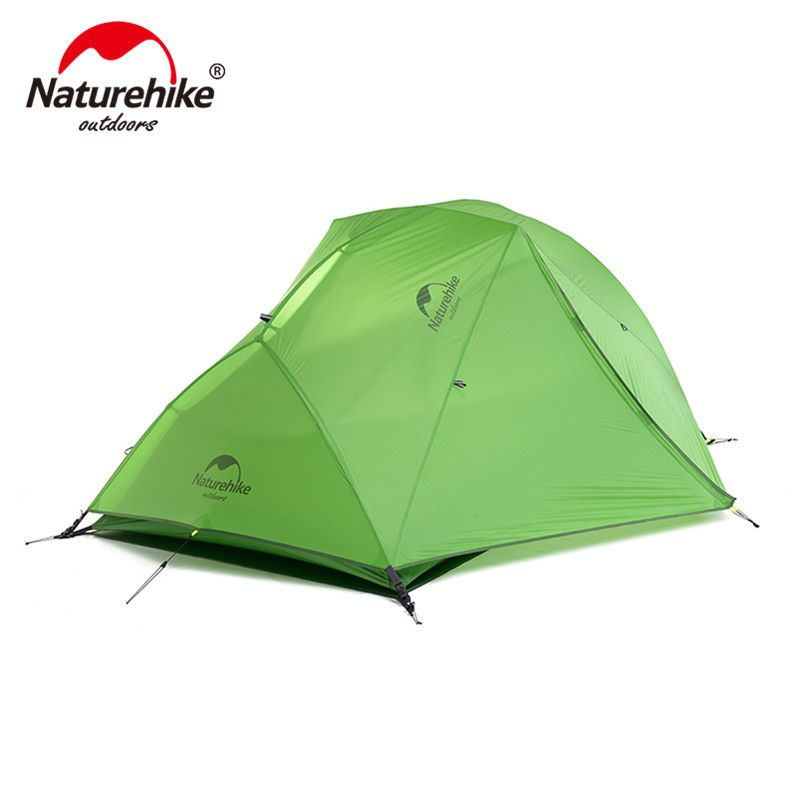 Палатка Naturehike Star-river Si 2-местная, алюминиевый каркас, сверхлегкая, зеленый; NH17T012-T-DGR