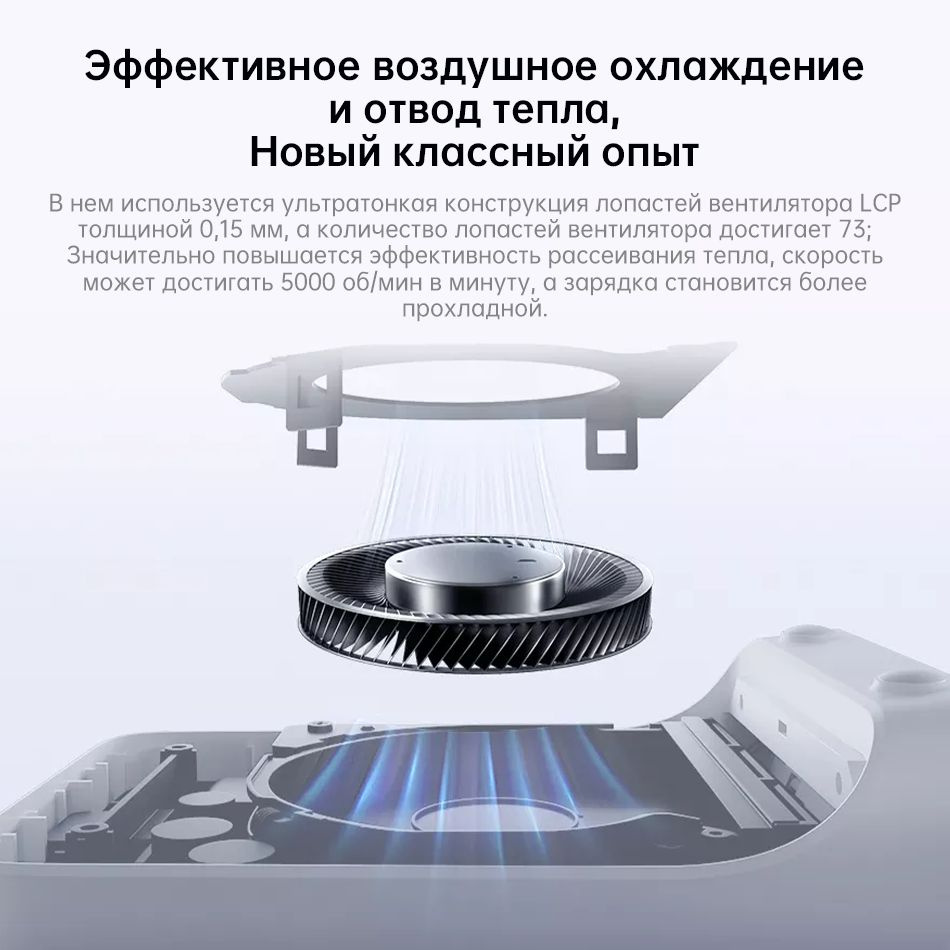 Беспроводное зарядное устройство vivo 50w flashcharge, 50 Вт, Quick ...