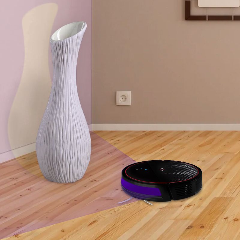 Робот пылесос с влажной и сухой уборкой Atvel R80 Base Black со ...