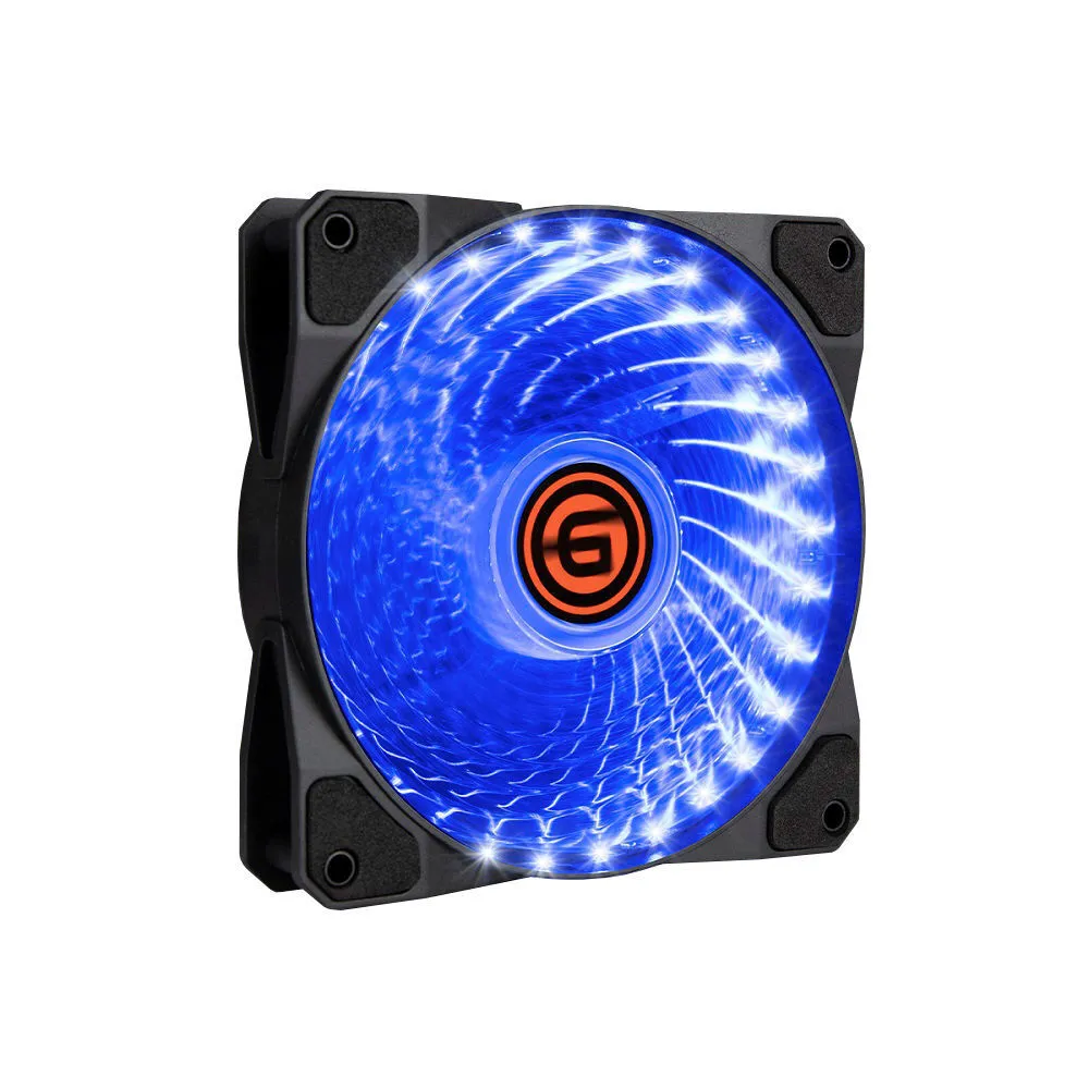 Вентилятор Ginzzu LED 12LB33 (синий) для корпуса ПК, 120 мм, синий, фото 6