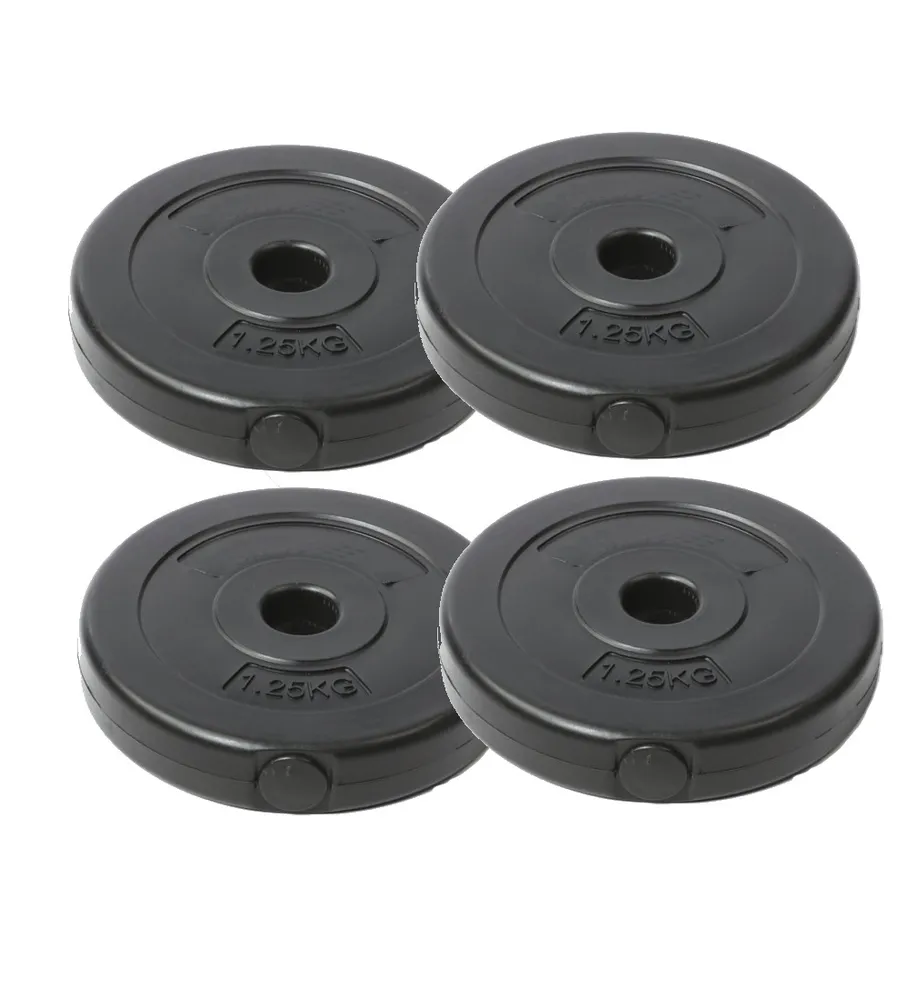 Диски для штанги OneFit, пластик/цемент, 4 шт по 1,25 кг, d-26 мм, 100-006, 4 шт, 1,25 кг, фото 2
