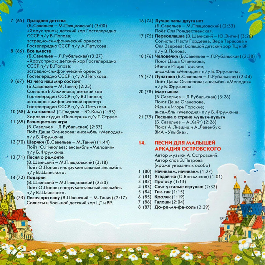 Детские песни. Часть 2. 200 хитов (Музыкальный диск на MP3), вариант, фото 6
