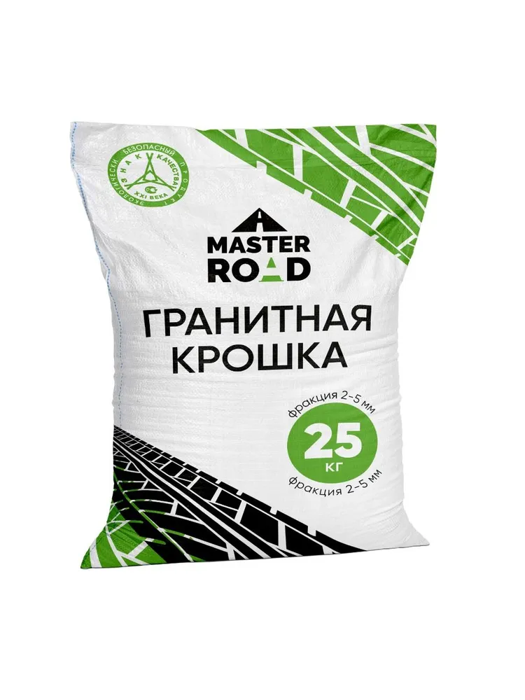 Гранитная крошка фракция 2-5мм, мешок 25кг, противогололедное средство, 25 кг, фото 5
