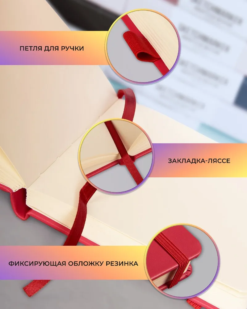 Скетчбук для рисования и скетчинга, блокнот для записей SKETCHMARKER 140г/м2 12х12см. 160 страниц цвета слоновой кости, твердая обложка, цвет: черный, 21x14.8 см, 140 г, фото 4