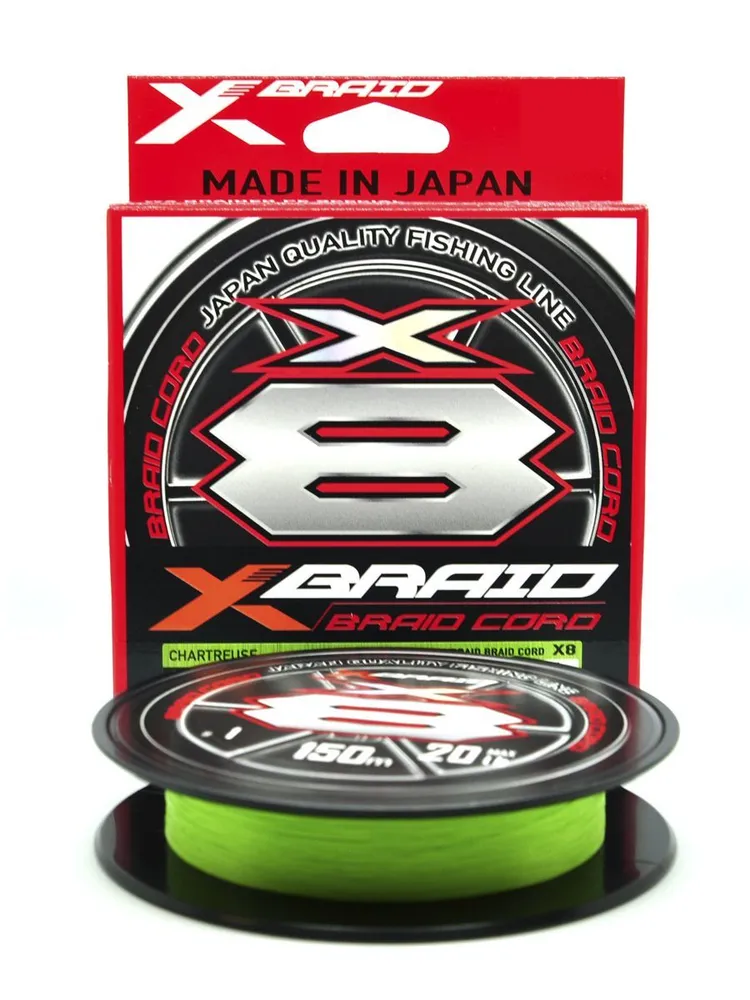 Шнур плетеный для рыбалки YGK X-Braid Braid Cord X4 #1.5/25lb 300m,плетёнка рыболовная,леска для спиннинга., X8 1.2 150m, фото 2
