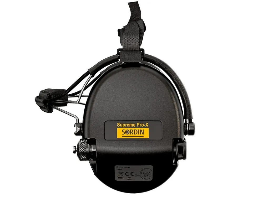 Наушники активные MSA Sordin Supreme Pro-X Neckband, чёрные, черный, фото 6