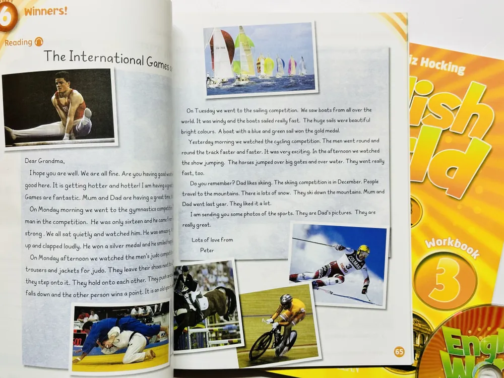 English World 3: Pupil's Book + Workbook + CD, вариант, фото 5