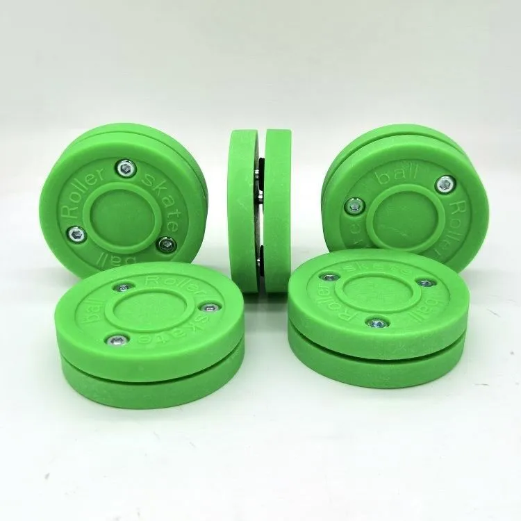 Шайба Green Biscuit Roller Skate ball для дриблинга для хоккея, зеленый