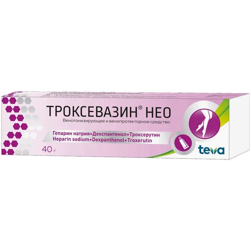 Троксевазин Нео гель для наружного применения 40 г, 40 г