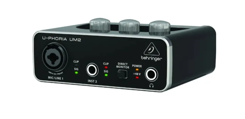 BEHRINGER UM2 внешний интерфейс USB, звуковая карта, вариант, фото 4