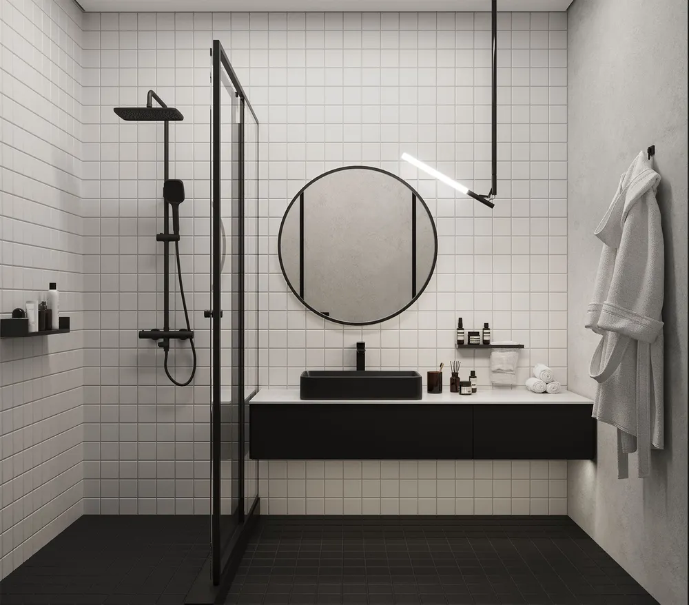 Плитка мозаика керамическая 97x97 White Matt (MH33900) 300х300х6, 20 шт/уп, 97x97, 20 шт