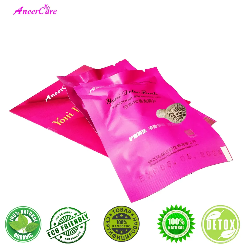 Фито тампоны китайские "Yoni Detox Pearls" от AneerCare, курс 10 шт без мешочка. Фитотампоны женские вагинальные, 10 шт, фото 5