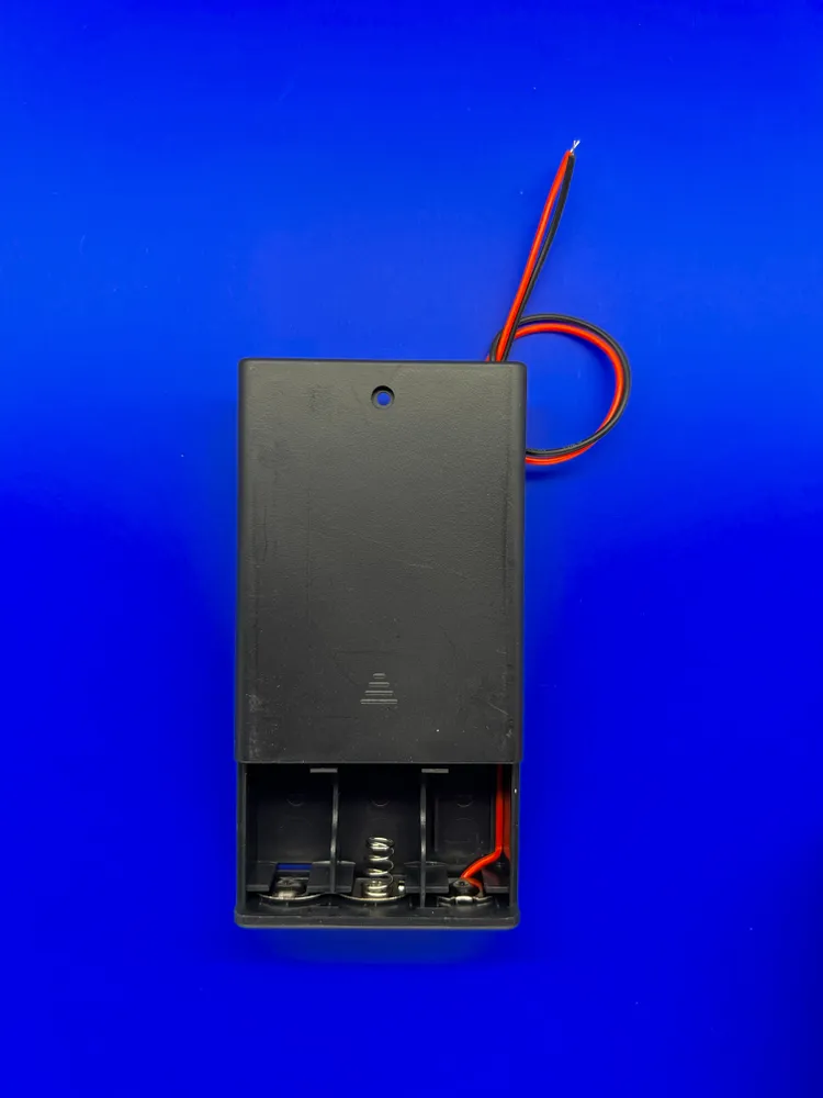 Батарейный отсек 3хAA 4,5V KLS5-808-B закрытый с выключателем и проводами к Arduino, вариант, фото 2