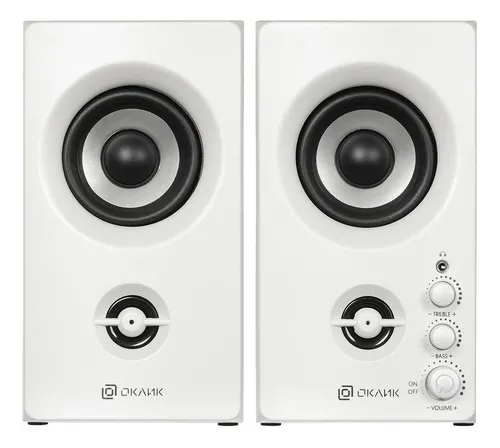 Колонки Oklick OK-164 2.0 белый 30Вт