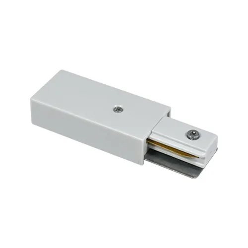 Ввод питания для однофазного накладного шинопровода ST LUCE цвет белый Однофазная трековая система B