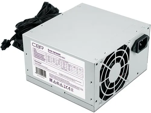 Блок питания CBR ATX 400W, 8cm fan, 20+4pin/1*4pin/1*IDE/2*SATA, кабель питания 1.2м PSU-ATX400-08EC