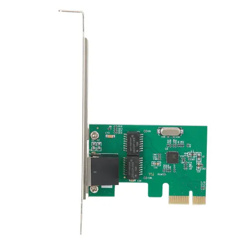 Сетевая карта PCI-E Gigabit Ethernet 1000 Мбит/с, Realtek RTL8111E, для офиса, сервера, игр