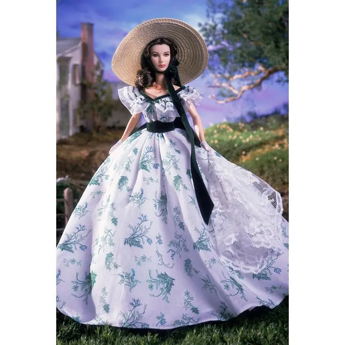 Коллекционная кукла Barbie Scarlett O'Hara Barbecue at Twelve Oaks Collectror edition (Барби Скарлетт #1