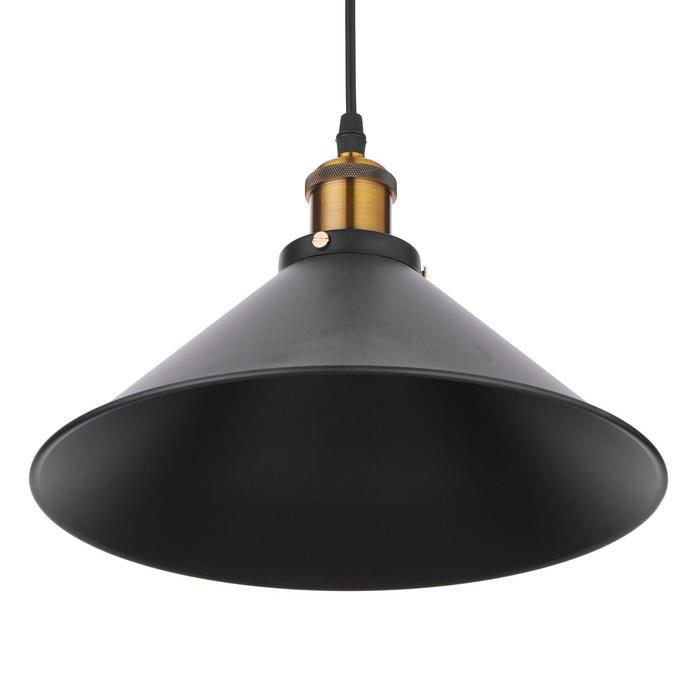 Светильник "Грегори" черный 1*40W E27 30*30*14 см