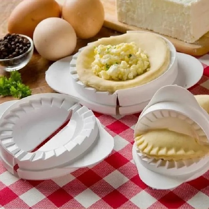 Наборформдлялепкиварениковипельменей,3штразныхразмеров,белые