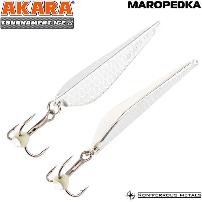 Блесна зим. akara tournament ice maropedka 35 4 гр.33/sil,(набор из 1 шт)