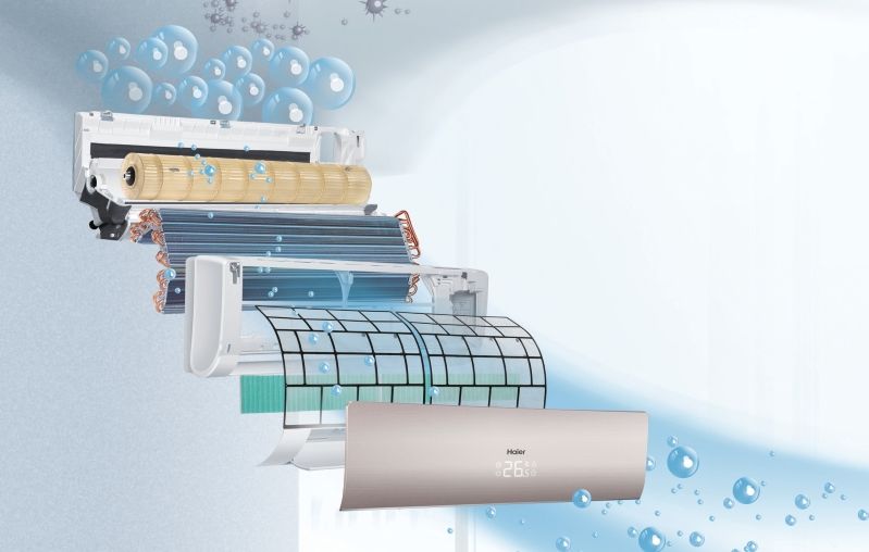 Как снять корпус кондиционера haier