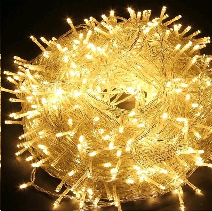 Гирлянда светодиодная. Шнур 15 м, 200 LED, 4 режима, теплый белый. Гирлянда светодиодная. Шнур 15 м, 200 LED, 4 режима, теплый белый.