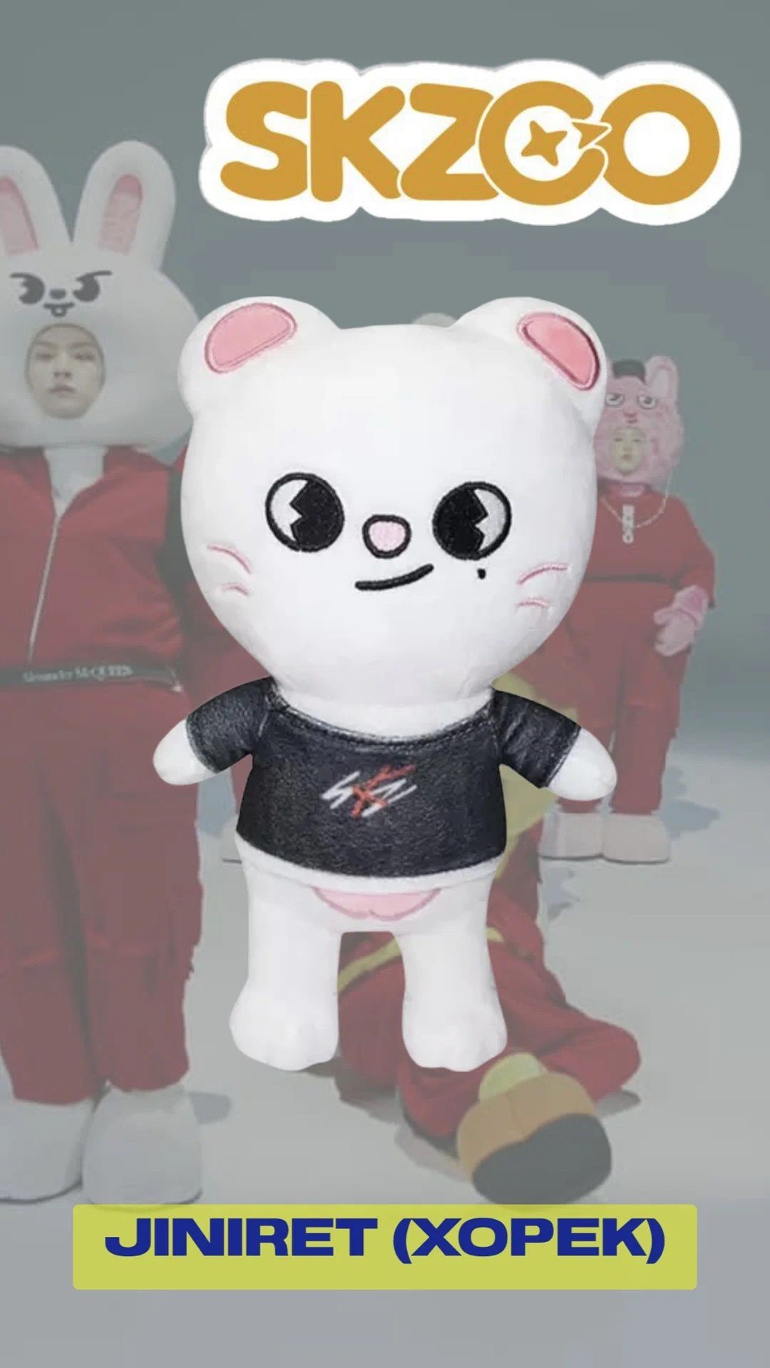 Мягкая игрушка SKZOO STRAY KIDS Хорек / jiniret стрей кидс / SKZOO