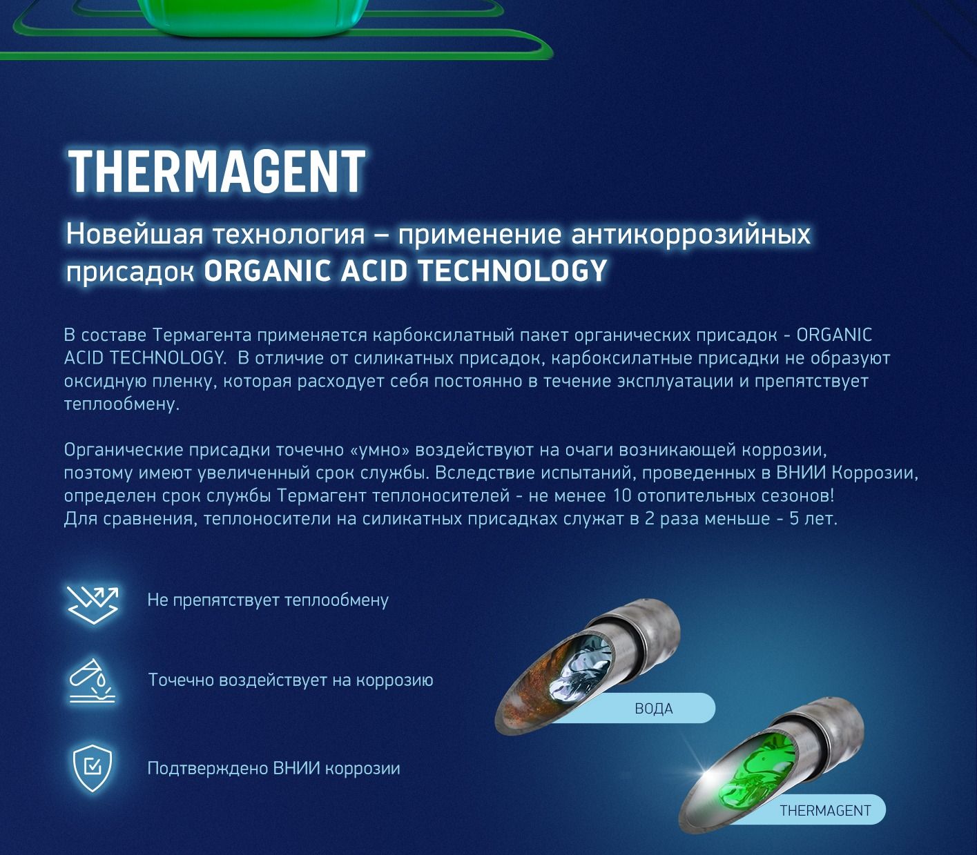  Thermagent ЭKO -30 на основе пропиленгликоля 10 кг .