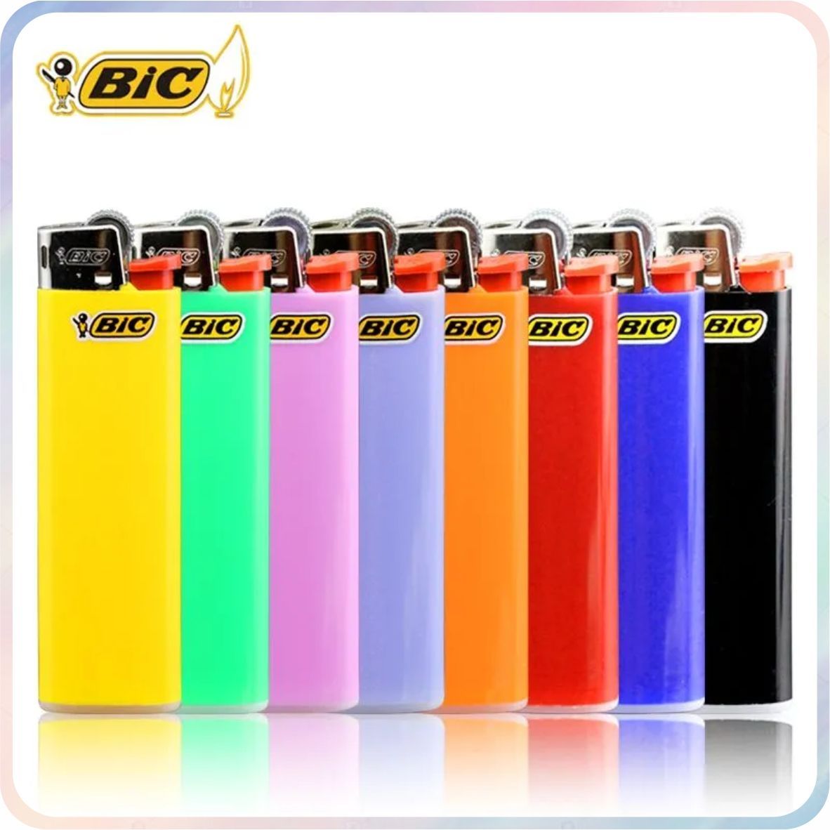 Зажигалка BIC J6 MAXI кремневая 10 шт - купить с доставкой по выгодным ...