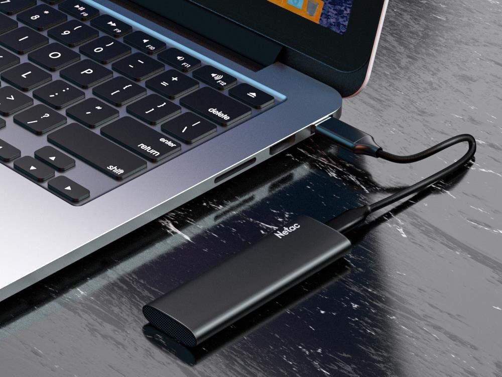 Внешний SSD-диск Netac External Z Slim NT01ZSLIM-002T-32BK, 2 ТБ ...
