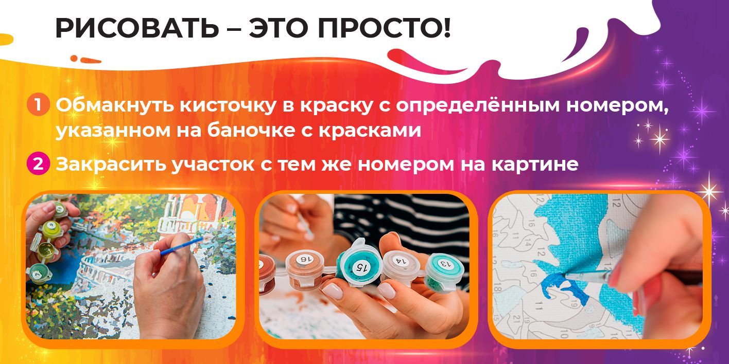 Картина по номерам 40х50 холст с подрамником "Кот Ван Гога"/набор для ...