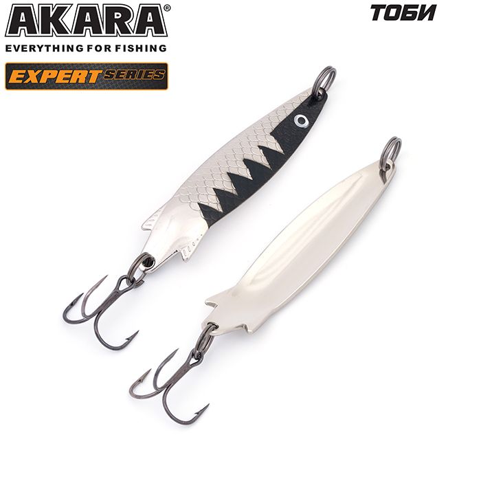 Блесна колеб. Akara Expert Тоби 75 мм 11 гр. 13/SIL