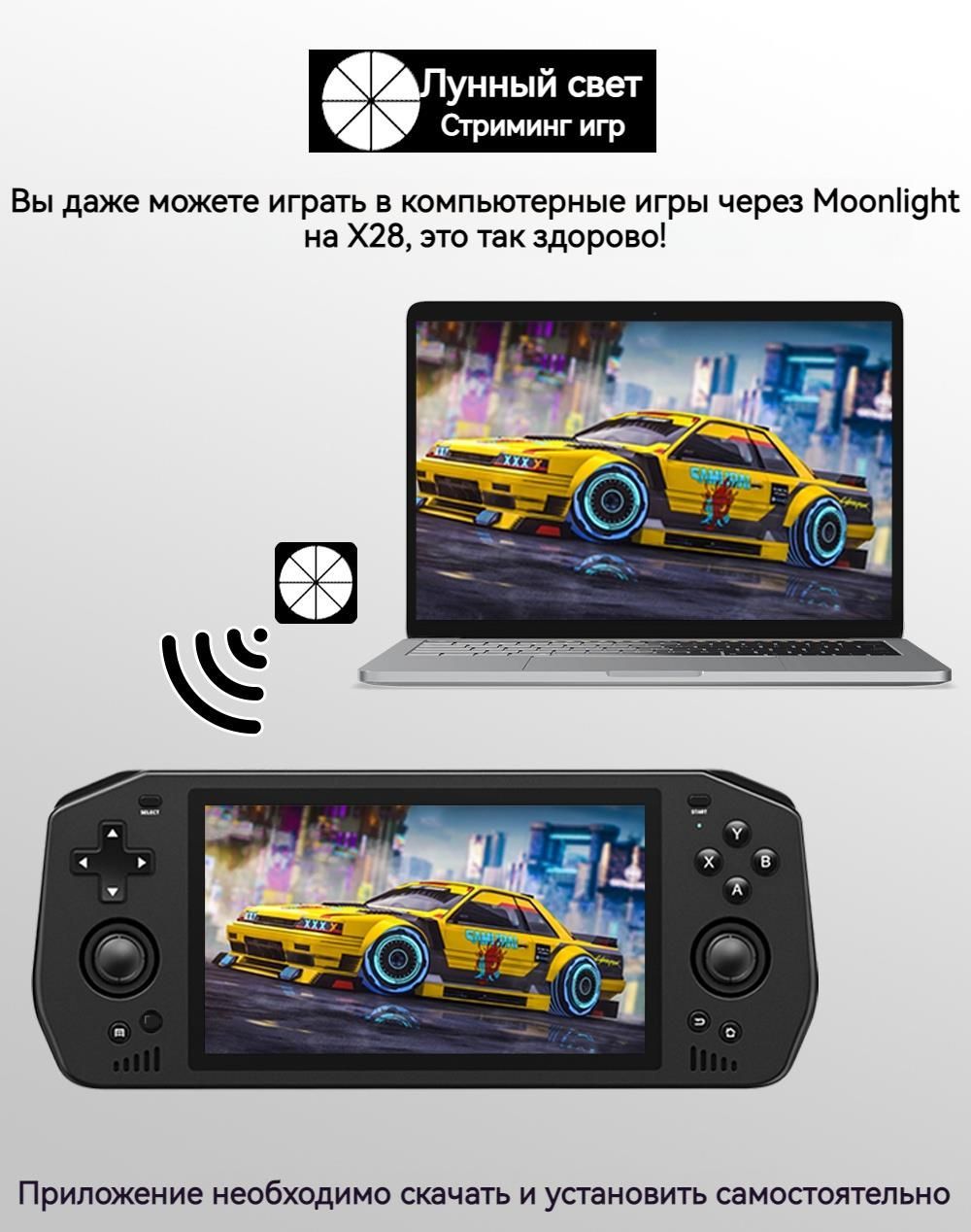 Игровая Приставка, X28 Игровой Game, 5,5-Дюймовый Мультисенсорный.