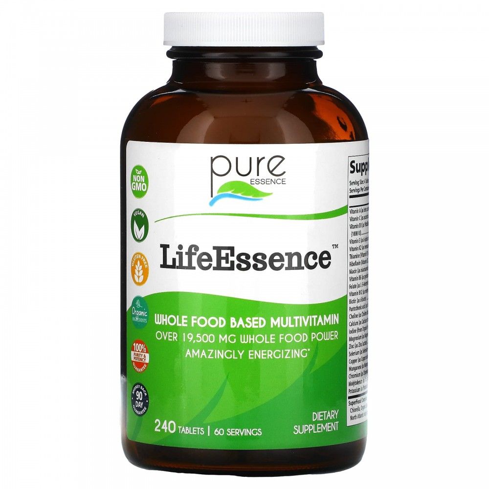 Life Essence 500ml 2本セット Pure Essence, LifeEssence, цельнопищевые мультивитамины, 240