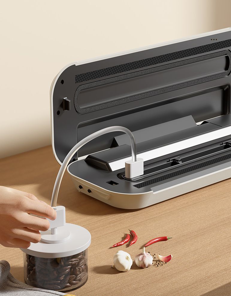 Вакуумный упаковщик с запайкой и пакетами, вакууматор для хранения ...