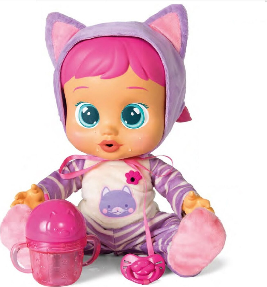 Интерактивная игрушка IMC Toys Crybabies Плачущий младенец Кэти, 95939 -  купить с доставкой по выгодным ценам в интернет-магазине OZON (168100835)