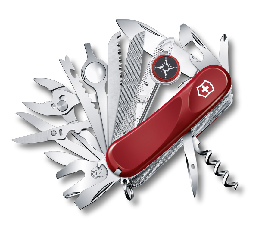 Нож Victorinox Evolution S54, 85 мм, 31 функция, красный. #1