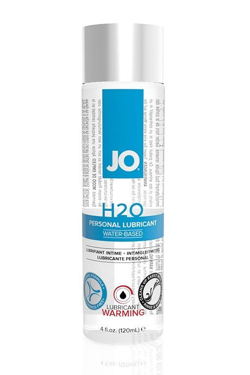 Возбуждающий лубрикант на водной основе JO Personal Lubricant H2O Warming - 120 мл.  #1