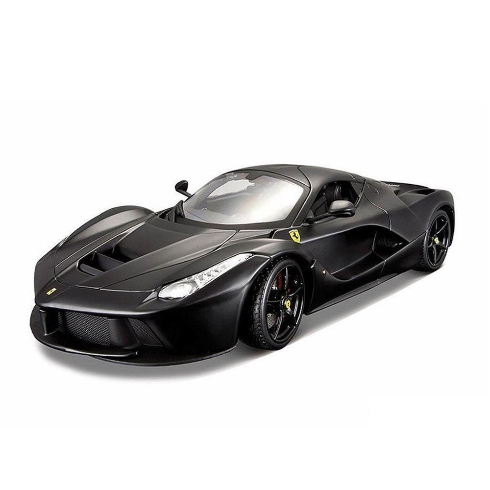 Машинка металлическая Ferrari LaFerrari, открывающиеся двери, капот и  багажник, вращающиеся и поворачивающиеся резиновые колеса, масштабная  коллекционная модель Bburago 1:18, чёрная Феррари - купить с доставкой по  выгодным ценам в интернет-магазине ...