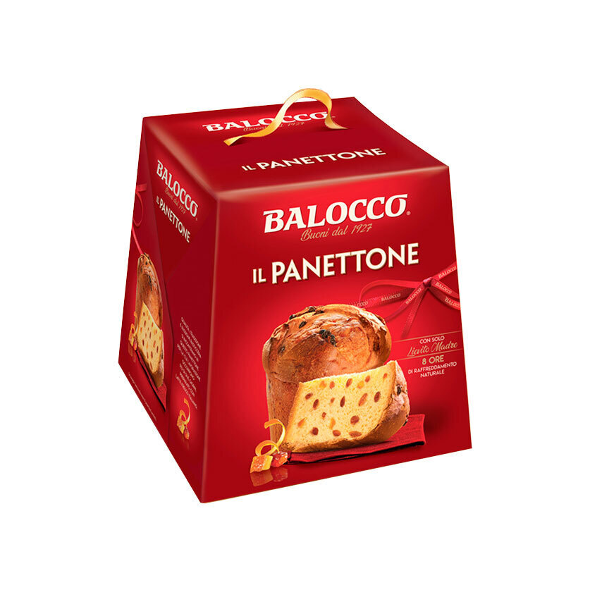 Панеттоне с изюмом и цукатами, рождественский кекс из Милана, BALOCCO, 0,75 кг (карт/кор)  #1