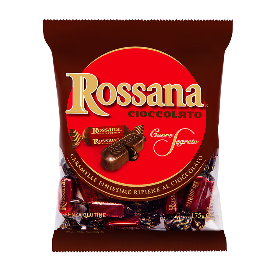 Конфеты Fida карамель Rossana шоколадная с начинкой 175 г, Италия  #1