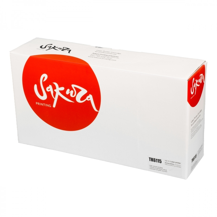 Расходник для печати Sakura TK-6115, черный, для лазерного принтера ...