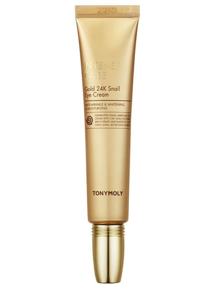 Крем вокруг глаз с муцином улитки и коллоидным золотом INTENSE CARE Gold 24K Snail Eye Cream TONYMOLY, #1